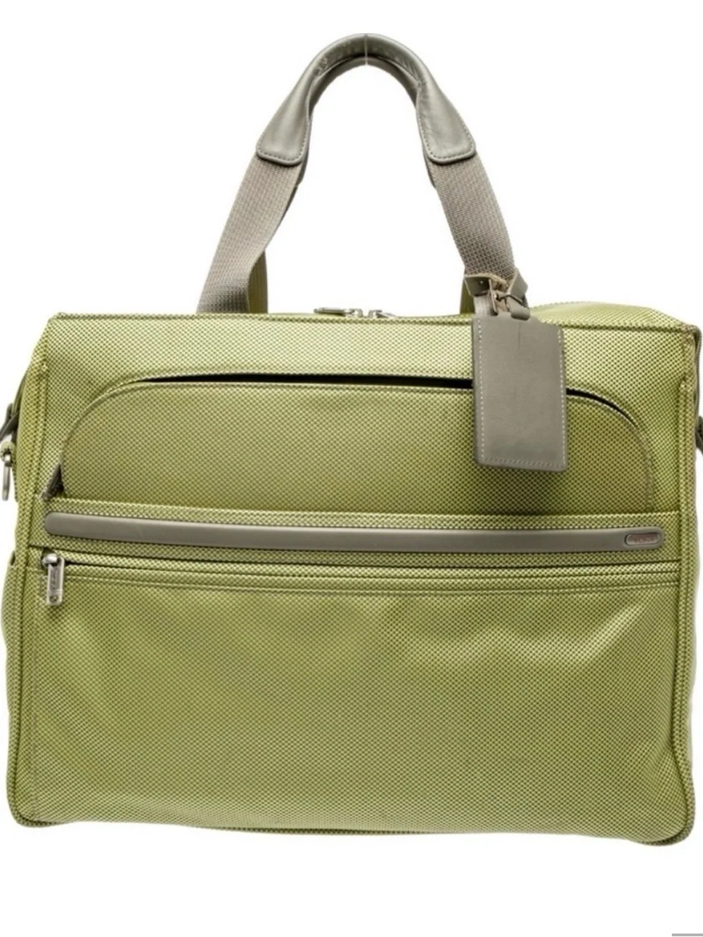 Tumi Green Ballistic Nylon Compact Tote 18” Carry On Weekender Bag 26189LM
